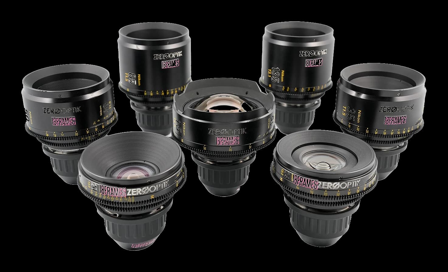 Zero Optik NIKON AI-S 7er Set Bild 2