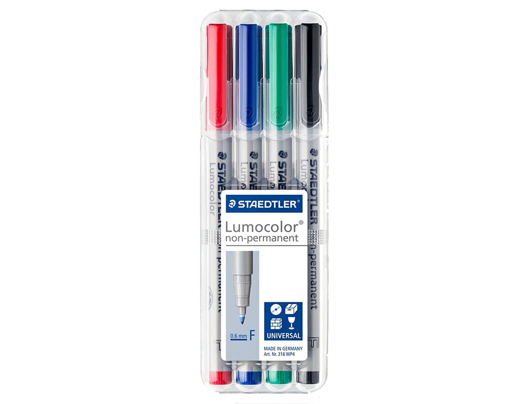 Staedtler Lumocolor 4er non-permanent (fein)